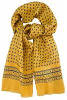 Шейный платок мужской GREG 340, цвет Желтый, ширина