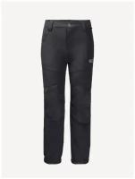 Спортивные брюки Jack Wolfskin размер 140, black