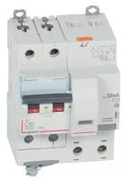 Дифференциальный автомат DX3 30mA 50A 2П Тип AC 4 мод. Legrand 411163