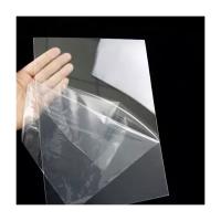 ПЭТ пластик листовой прозрачный 1 мм толщина лист 150х100мм размер пластика тонкий гибкий мягкий защитный пластиковый белый жидкое стекло