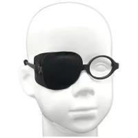 Окклюдер на очки eyeOK "Черный шлем", размер S, для закрытия правого глаза, анатомический