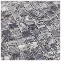 Мозаика из натурального мрамора Silver Grey DAO-638-15-4. Глянцевая. Размер 300х300мм. Толщина 4мм. Цвет серый. 1 лист. Площадь 0.09м2