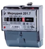 Счетчик электроэнергии однофазный однотарифный INCOTEX Меркурий 201.7 5(60) А без привязки к региону