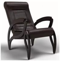 Кресло для дома Кресло для отдыха кресло для дачи Оливия Экокожа Венге(темно коричневый)
