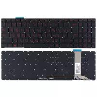 Клавиатура черная с подсветкой для ASUS N751JM