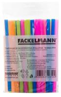 Fackelmann Трубочки одноразовые пластиковые Rio, 20 см, 40 шт., разноцветный