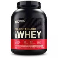 Протеин Optimum Nutrition 100% Whey Gold Standard, 2353 гр., клубника и крем