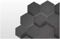 Акустический поролон ECHOTON Hexagon (чёрный, 12 шт