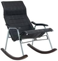 Кресло-качалка Leset Белтех, 56 x 92.5 см, обивка: искусственная кожа, цвет: черный