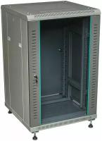 Шкаф 18U 600x1000 19 дюймов телекоммуникационный серверный серый C1860100GWTWOF