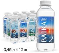 Глубинная байкальская вода BAIKAL430 0,45 литра, ПЭТ, (12 шт в упаковке)