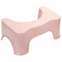 Табурет-подставка под ноги для ванной и туалета / подставка под ноги детская (розовый)