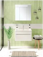 Мебель для ванной / Runo / Парма 75 /1 ящик/ подвесной / тумба с раковиной OMEGA 75 / шкаф для ванной / зеркало для ванной