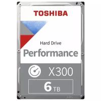 Жесткий диск Toshiba X300 SATA3 3.5" 7200 256Mb 6TB (HDWR460UZSVA)