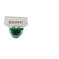 Пломба роторного типа пластиковая КПП-3-2030 (ПК91-РХ3)зеленая 100 штук в упаковке
