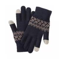 Перчатки Xiaomi для сенсорных экранов FO Touch Wool Gloves Blue / Для работы на холоде