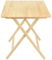 Стол складной большой KETT-UP PICNIC ECO, KU275, 60*60см, Н-72см, массив сосны, цвет натуральный