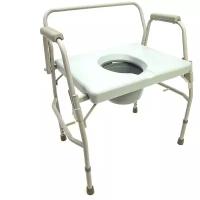 Кресло-туалет повышенной грузоподъёмности Мега-Оптим HMP-7012