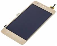 Дисплей для Huawei Y3 II LTE (LUA-L21) (в сборе с тачскрином), золото