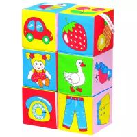 Кубики "Мякиши" Предметы (6 кубиков 10*10 см)