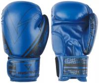 Перчатки боксерские INSANE ODIN IN22-BG200, ПУ, синий, 12 oz