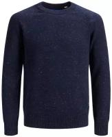Пуловер Jack & Jones, размер 48/M, темно-синий