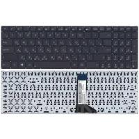 Клавиатура для ноутбука Asus TP550LD, Русская, Чёрная без рамки, Плоский Enter