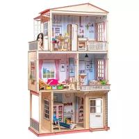M-Wood кукольный домик Рапсодия MW-608, нежно-розовый