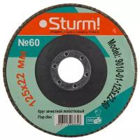 Лепестковый диск Sturm! 9010-01-125x22-60