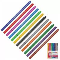 Набор линеров Attache "Rainbow" 12 цветов, толщина линии 0.33 мм