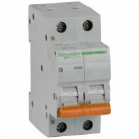 Schneider Electric Выключатель автоматический модульный 2п (1P+N) C 50А 4.5кА BA63 Домовой SchE 11218