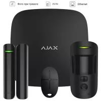 Комплект беспроводной GSM-сигнализации Ajax StarterKit Cam Черный