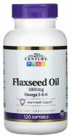 21st Century Flaxseed Oil (льняное масло) 1000 мг 120 капсул