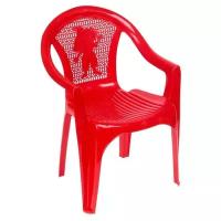 Кресло детское, 380х350х535 мм, цвет красный