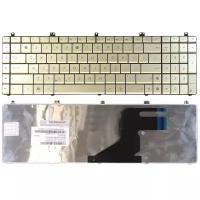 Клавиатура для ноутбука Asus N75SF, русская, серебристая
