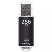Флешка SmartBuy V-Cut USB 3.0/3.1 256 GB, 1 шт., черный