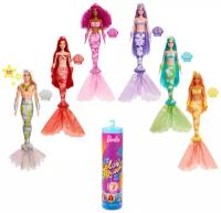 Кукла-сюрприз Barbie Color Reveal Rainbow Mermaid Series, HCC46