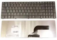 Клавиатура для ноутбука Asus K52JU, черная, без рамки