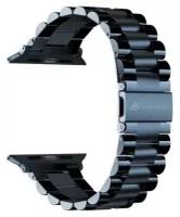 Ремешок из нержавеющей стали для Apple Watch 42/44 mm LYAMBDA KEID DS-APG-02-44-DB Dark Blue