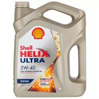 Моторное масло SHELL Helix Ultra Diesel 5W-40 синтетическое 4 л