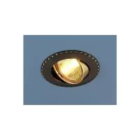 Точечный светильник для натяжных и подвесных потолков Elektrostandard 635 GMG (черный/золото)