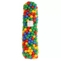 Шарики для сухого бассейна с рисунком, диаметр шара 7,5 см, набор 500 штук, цвет разноцветный
