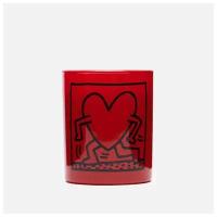 Ароматическая свеча Ligne Blanche Keith Haring Red Running Heart красный , Размер ONE SIZE