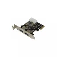 Контроллер PCIe x1 v2.0 (VIA VL806), Low Profile USB 3.2 Gen1x1, 2 x USB-A | ORIENT VL-3U2PELP