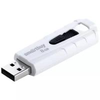 Флеш-накопитель USB 2.0 Smartbuy 8GB IRON White (SB8GBIR-W)