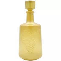 Бутылка- Бутыль Традиция стеклянная 1.5 л c пробкой Mnogo Banok Matt Gold (1 500мл)
