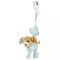 Мягкая игрушка Steiff Good Night Dog Pendant Blue (Штайф Собачка Подвесная Погремушка Спокойной ночи голубая 12 см)