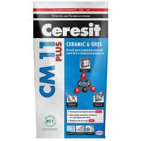 Клей для плитки и камня Ceresit СМ 11 Plus серый 5 кг