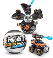 Игровой набор ZURU 5 surprise Monster Trucks Color Change 77422