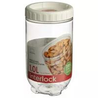 LocknLock Банка для сыпучих продуктов Interlock, 1 л, 1000 мл, 9.5x18 см, 9.5x9.5x18 см